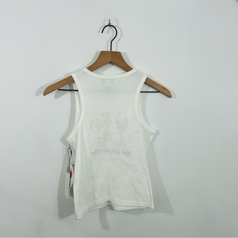 Better / Together White Ribbed Graphic Tank La Dolce Vita Graphic Aperol Spritz - Picture 6 of 7
